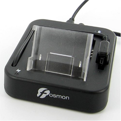 Electronics: Fosmon Sony Ericsson W890 USB Sync Charge Desktop Docking Cradle with Second Battery Charging Slot