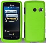 Neon Green Hard Snap On Case Cover Faceplate Protector for LG Banter Touch  ....