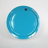 ZAK DESIGNS YOYO TURQUOISE SIDE PLATE  6pc