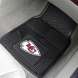 Kansas City Chiefs Heavy Duty Vinyl Front Seat 2 Piece Car Mat Set