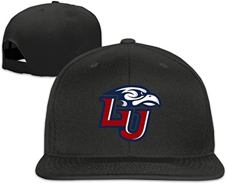 NORAL Flat Bill Baseball Liberty University Visor Cap Black