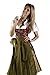 Dirndl Womens 3-Piece Dirndl with Floral Embroidery 42 Red Floral