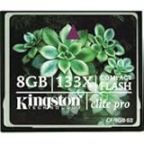 Kingston 8GB Elite Pro Series High-Performance CompactFlash Memory Card