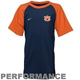 Nike Auburn Tigers Youth Navy Blue Raglan Performance Top
