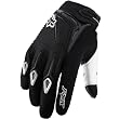 Fox Racing 360 Race Men's Off-Road Motorcycle Gloves w/ Free B&F Heart Sticker Bundle - Black
