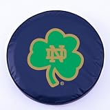 Notre Dame Fighting Irish Shamrock Tire Cover Color: Navy, Size: N