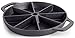 Chef Essential Cast Iron Pre-Seasoned Cornbread and Scottish Scone Wedge Pan
