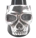 Big Skull Silver Tone Pewter Ring