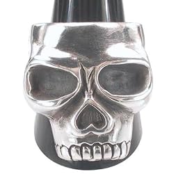 Big Skull Pewter Ring