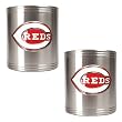 Cincinnati Reds MLB 2pc Stainless Steel Can Holder Set- Primary Logo by Great American Products