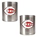 Cincinnati Reds MLB 2pc Stainless Steel Can Holder Set- Primary Logo by Great American Products
