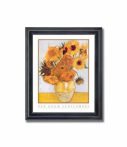 Vincent Van Gogh Sunflowers Floral Picture Framed Art Print Picture