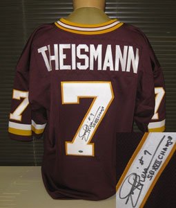 Joe Theismann Signed Washington Redskins authentic-style Custom Jersey - SB Champs