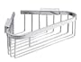 :USE Bath/Shower Baskets 10-1/4-Inch Corner Basket, Polished Chrome