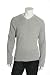 Alfani Ribbed Gray V-Neck Sweater