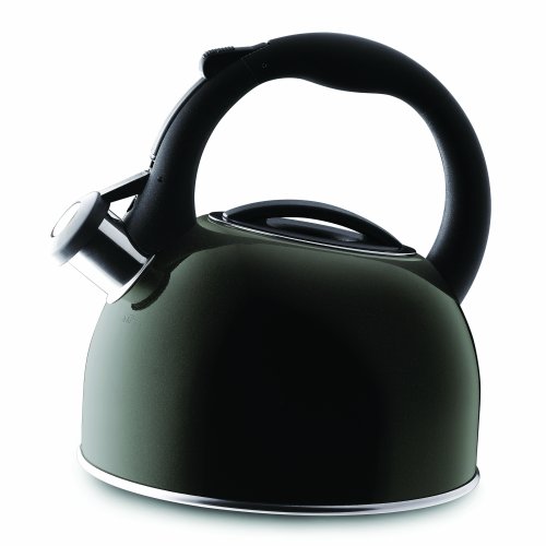 "Farberware Classic 2 Quart Steel Teakettle, Black" "Farberware Classic 2 Quart Steel Teakettle, Black"