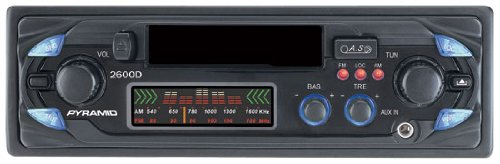 Pyramid 2600D AM/FM Cassette Player with Fully Detachable Face