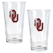 Oklahoma Sooners NCAA 2pc Pint Ale Glass Set by Great American Products