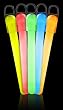 25 6" Standard Glow Sticks Assorted Colors