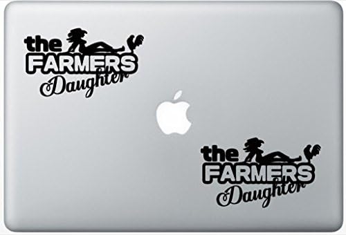 The Farmers Daughter WillGraphics78601234 Set Of Two (2x) , Decal , Sticker , Laptop , Ipad , Car , Truck
