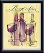 Art Poster Metal Framed Print - The Wine Cellar - Pinot Noir - Artist: Martha Furman- Poster Size: 8 X 10
