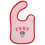 FDNY PINK BABY BIB