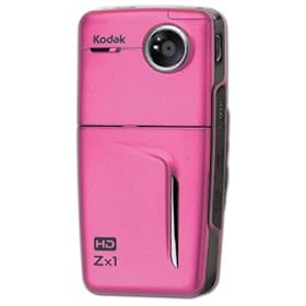 Kodak Zx1 High Definition Digital Camcorder Pink Memory Card - 16:9 - 2 Color LCD - 2x - 128MB Flash Memory (#ZX1PINK)