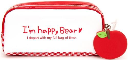 Imagen 2 de estuche rojo y blanco y espejo de Japón