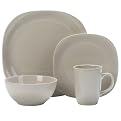 Quadro 16-pc. Dinnerware Set - Hazelnut