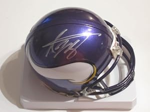 Adrian Peterson Minnesota Vikings Signed Autographed Mini Helmet Authentic Certified Coa