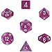 Chessex CHX25427 Dice-Opaque Light Purple/White Set, Multicolor