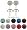 ONE PAIR of Crystal Stud Earrings by GlitZ JewelZ &Acirc;&copy; - 1/4" (6MM) - made with over 70 crystals - bling bling!! Comes packed in a lovely velvet pouch - For the matching pendant (2nd picture) and other colors/sizes choose from the menu below