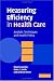 Book Measuring Efficiency in Health Care: Analytic Techniques and Health Policy