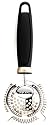 Pedrini Black & Satin Stainless Steel Cocktail Strainer