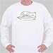 Sweatshirt with black and white, United States, hills, Southwestern desert, ground, dry, arid