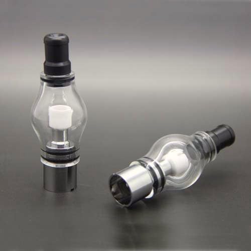 316T New Glass Globe Tank Atomizer / Two Replacement Ceramic Coils / Bonus Kit