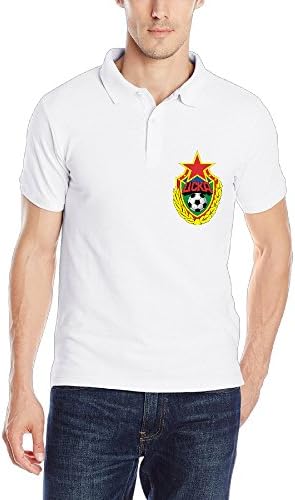 CSKA Moscow Football Club Mens Brand New Polo Tshirt Size S Color White