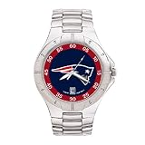 New England Patriots NFL Men's Pro II Watch with Stainless Steel Bracelet