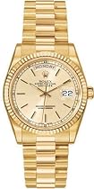 Rolex Oyster Perpetual Day-Date 18kt Yellow Gold Mens Watch 118238