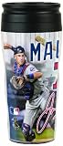 MLB Minnesota Twins Joe Mauer 16-Ounce Travel Mug