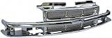 98-04 CHEVY CHEVROLET S10 PICKUP s-10 GRILLE TRUCK, Base Model, w/o LS Appearance / Extreme Package, ALL CHROME (1998 98 1999 99 2000 00 2001 01 2002 02 2003 03 2004 04) 6970C Performance