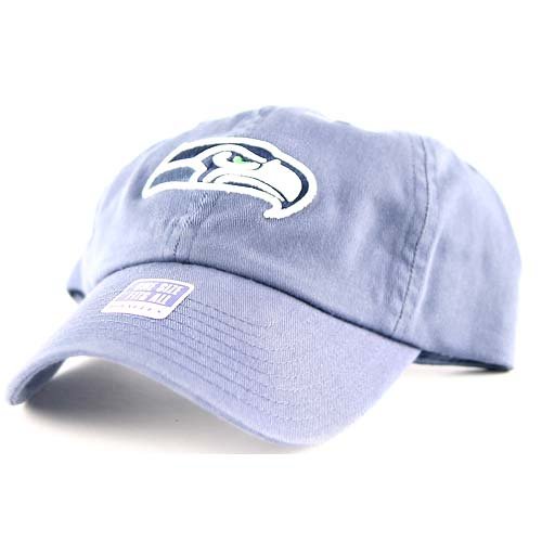 Seattle Seahawks Slouch Fit Adjustable Baseball Hat - Denim Blue
