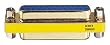 Tripp Lite P154-000 Compact Gold Gender Changer DB25F/F