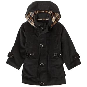 Comus L Kids Boys 8-20 Cashmere Touch Fleece Hooded Coat
