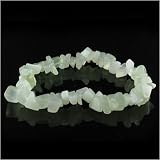 Cute Stretchy New Jade Chip Bracelet