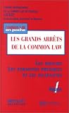 Revue Emile Bruylant  / Les grands arrêts de la Common Law, tome 1. Les fiducies, les personnes physiques et les incapacités