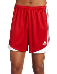 adidas Women's Tiro 11 Short, University Red/White, X-Large