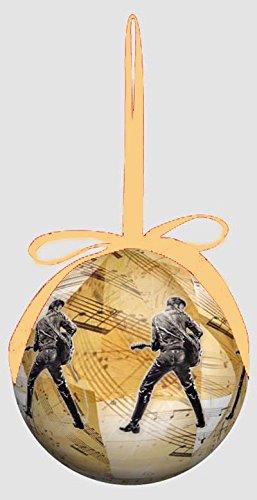Elvis Presley Christmas Ornament Music Sheet Ball