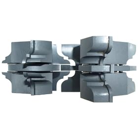 Magnate M022L Stile and Rail Shaper Cutter - Cove and Bead Profile; 1-3 4 Cutting Height; 1-1 4... by Magnate