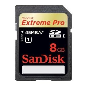 SanDisk SDSDXP1-008G-A75 8GB Extreme Pro SDHC Memory Card